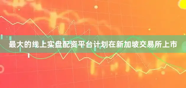 最大的线上实盘配资平台计划在新加坡交易所上市