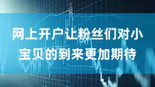 网上开户让粉丝们对小宝贝的到来更加期待